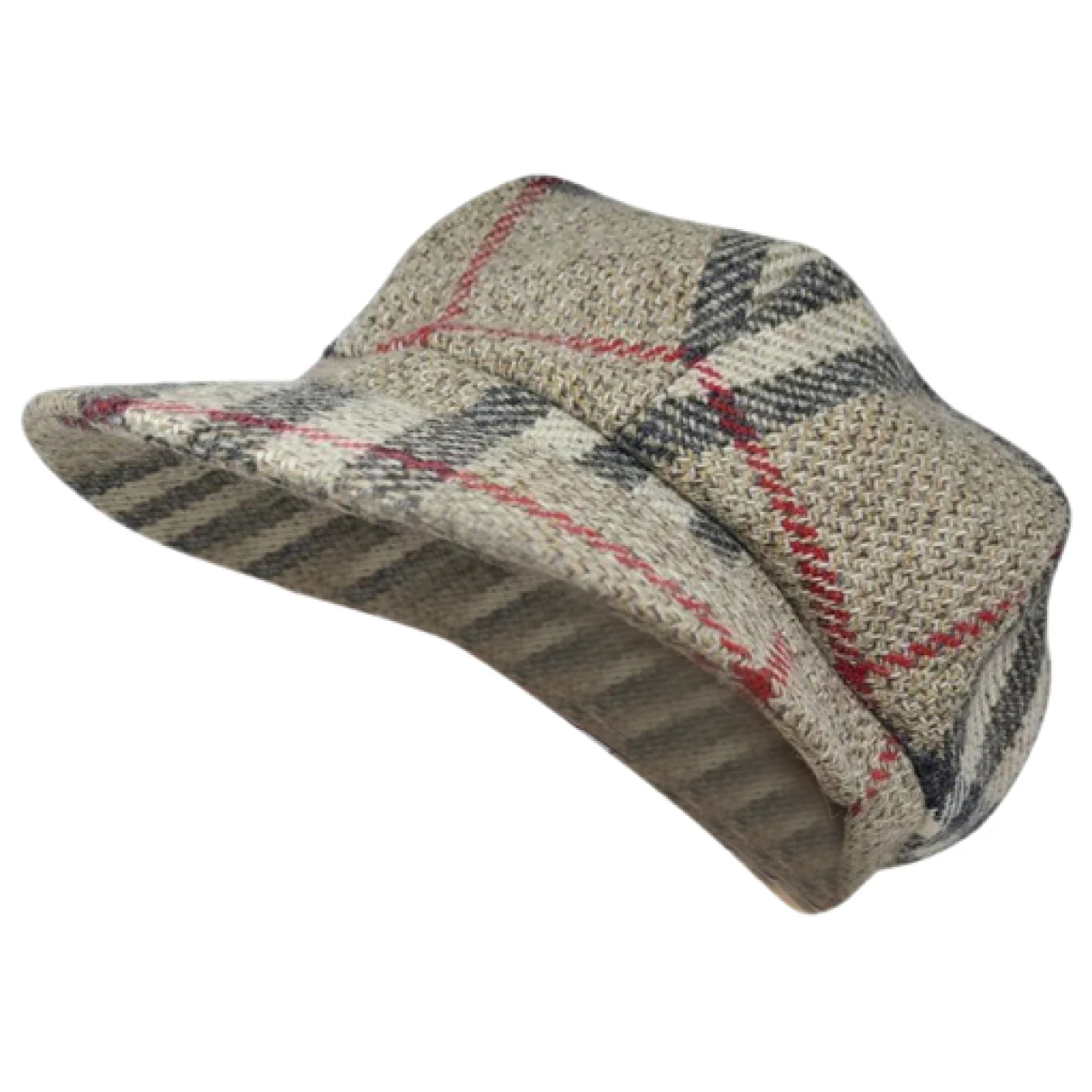 Pre-owned Burberry Wool Hat In Multicolour