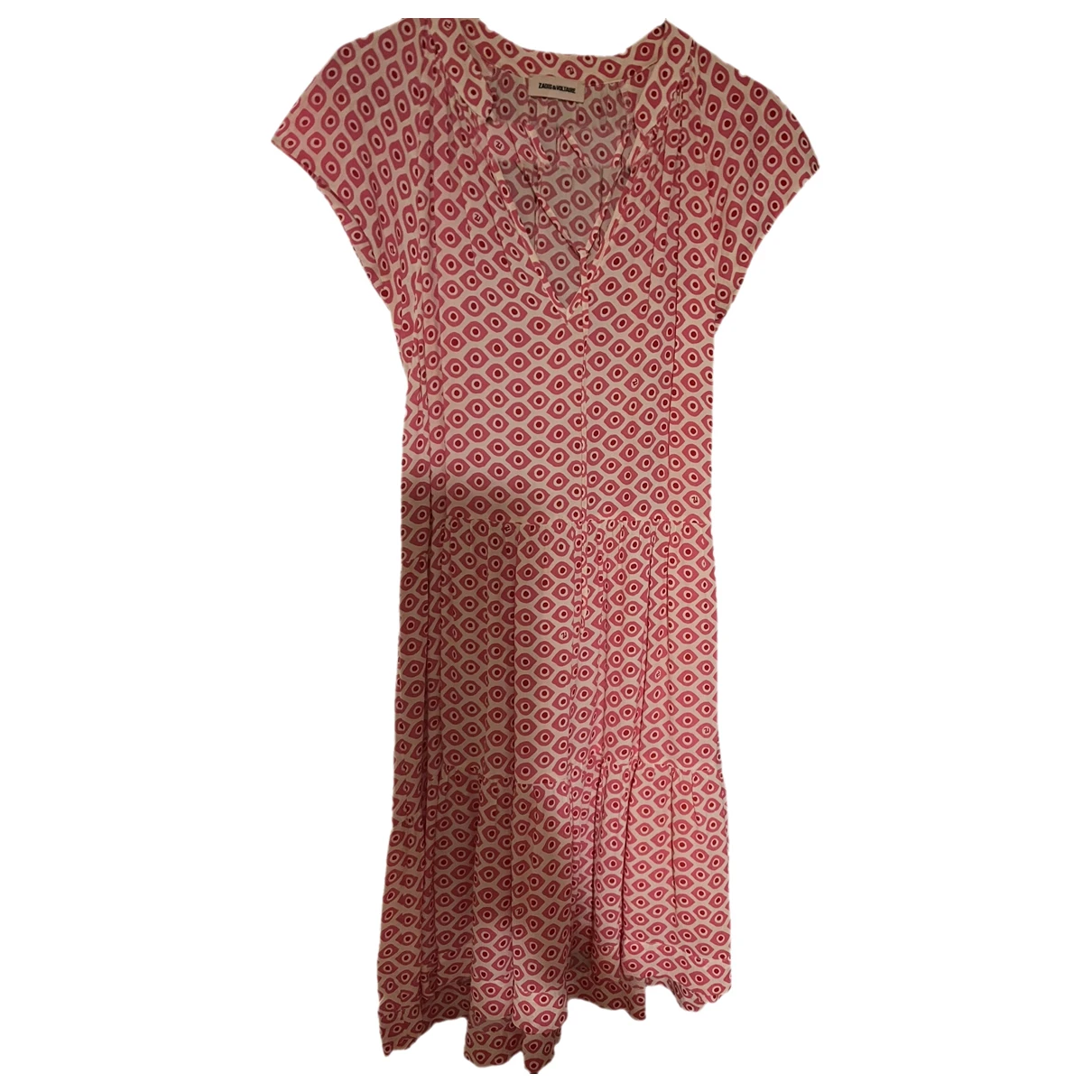 Pre-owned Zadig & Voltaire Spring Summer 2020 Mini Dress In Pink