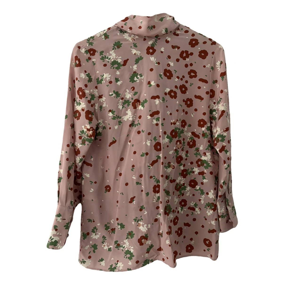 Pre-owned Valentino Silk Blouse In Pink