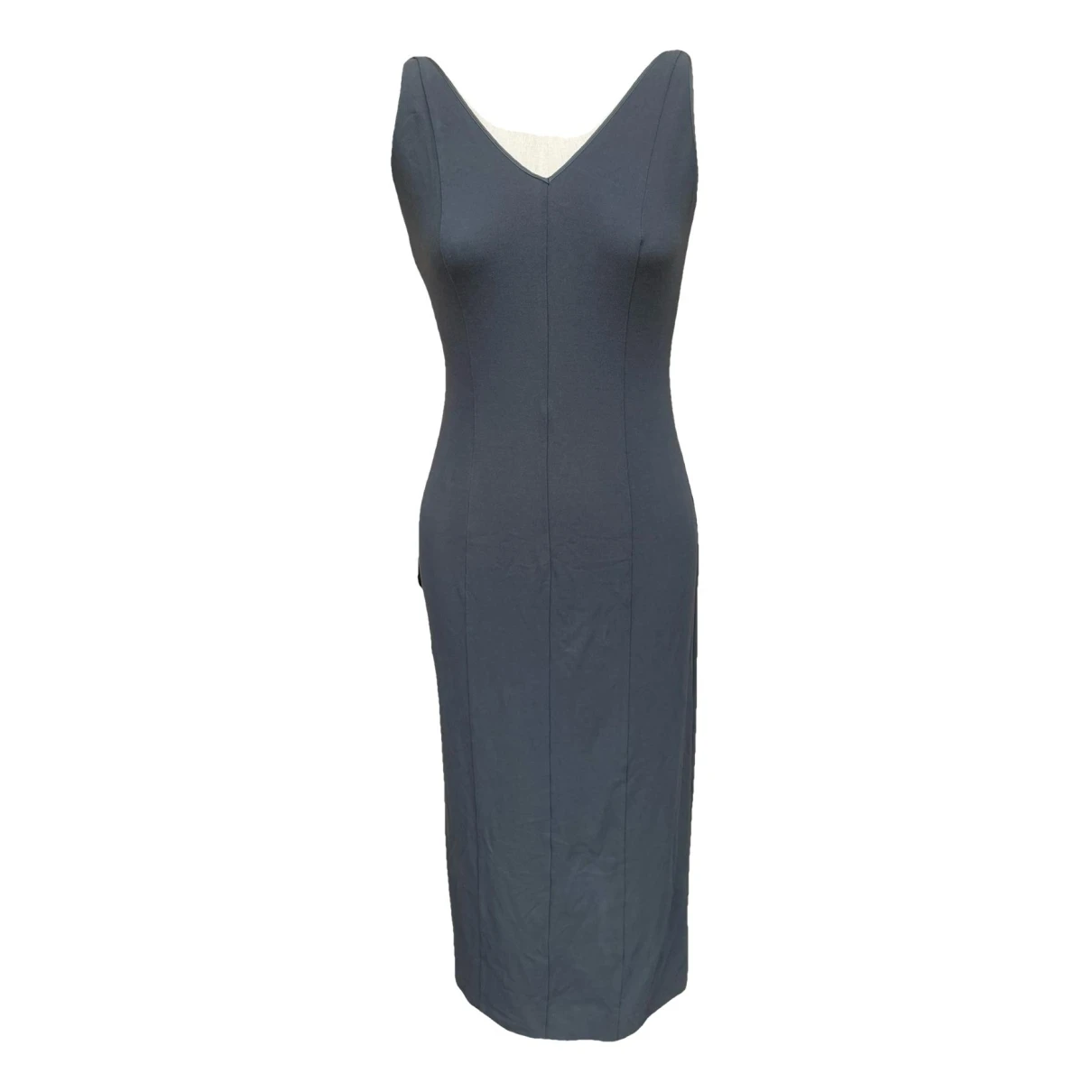 Pre-owned Narciso Rodriguez Maxi Dress In Grey