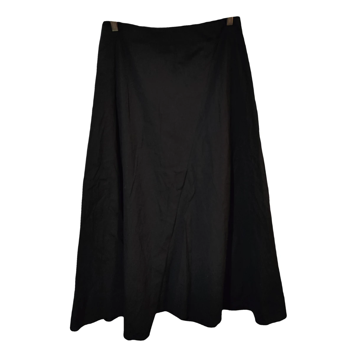 Pre-owned Theory Maxi Skirt In Black