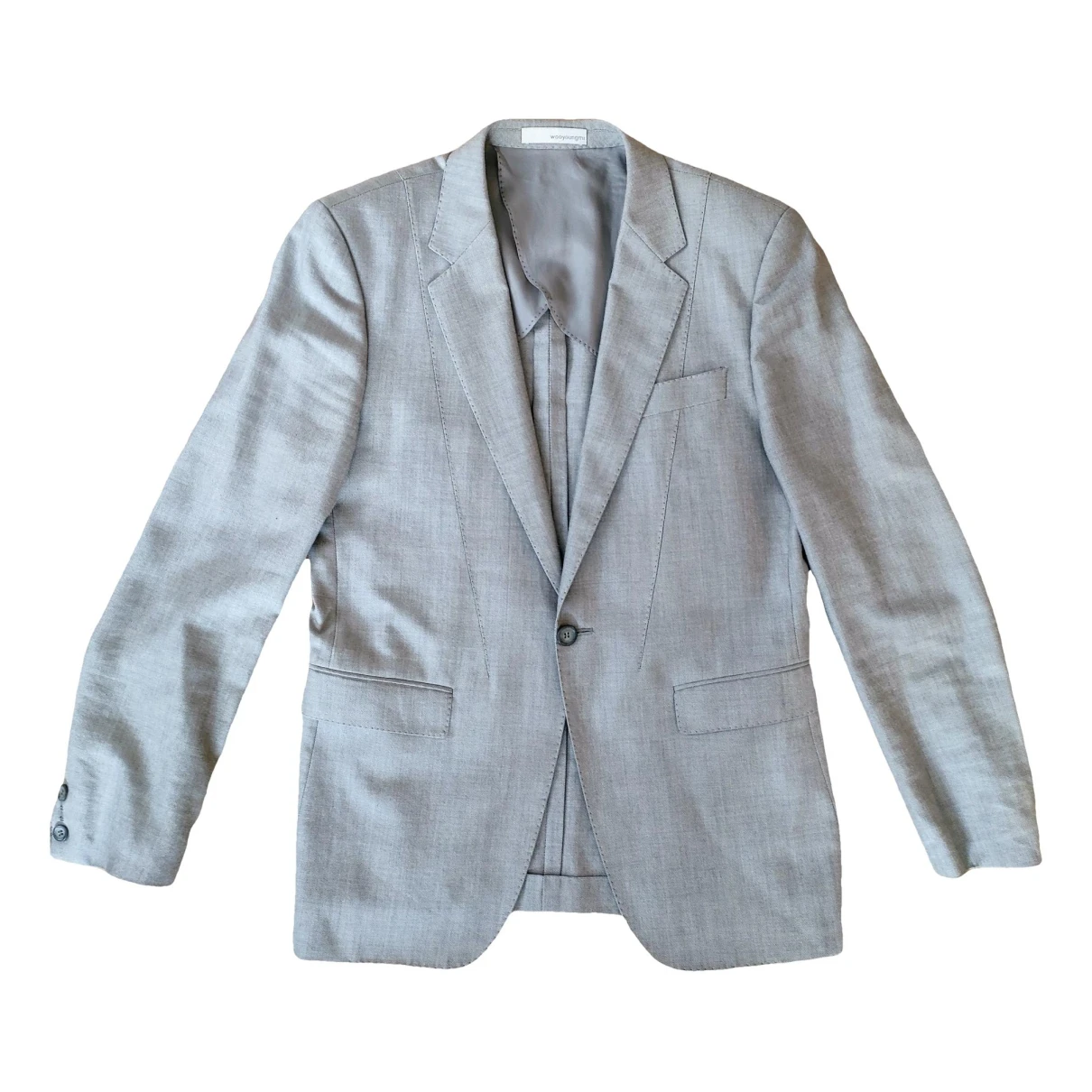 Pre-owned Wooyoungmi Wool Jacket In Grey