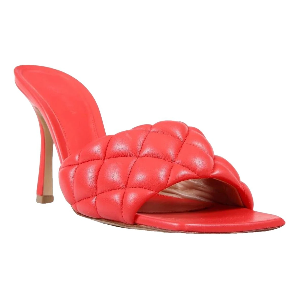 Pre-owned Bottega Veneta Bloc Leather Heels In Pink