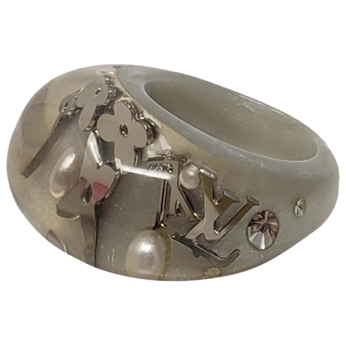 Pre-owned Louis Vuitton Ring In Silver