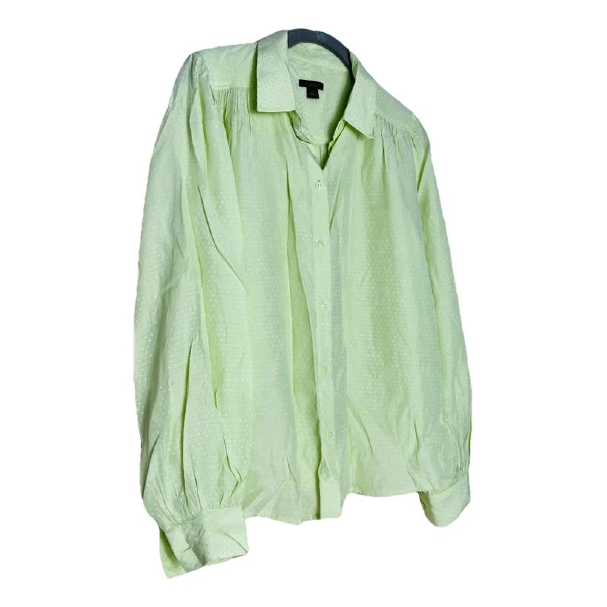 Pre-owned Ann Taylor Shirt In Green