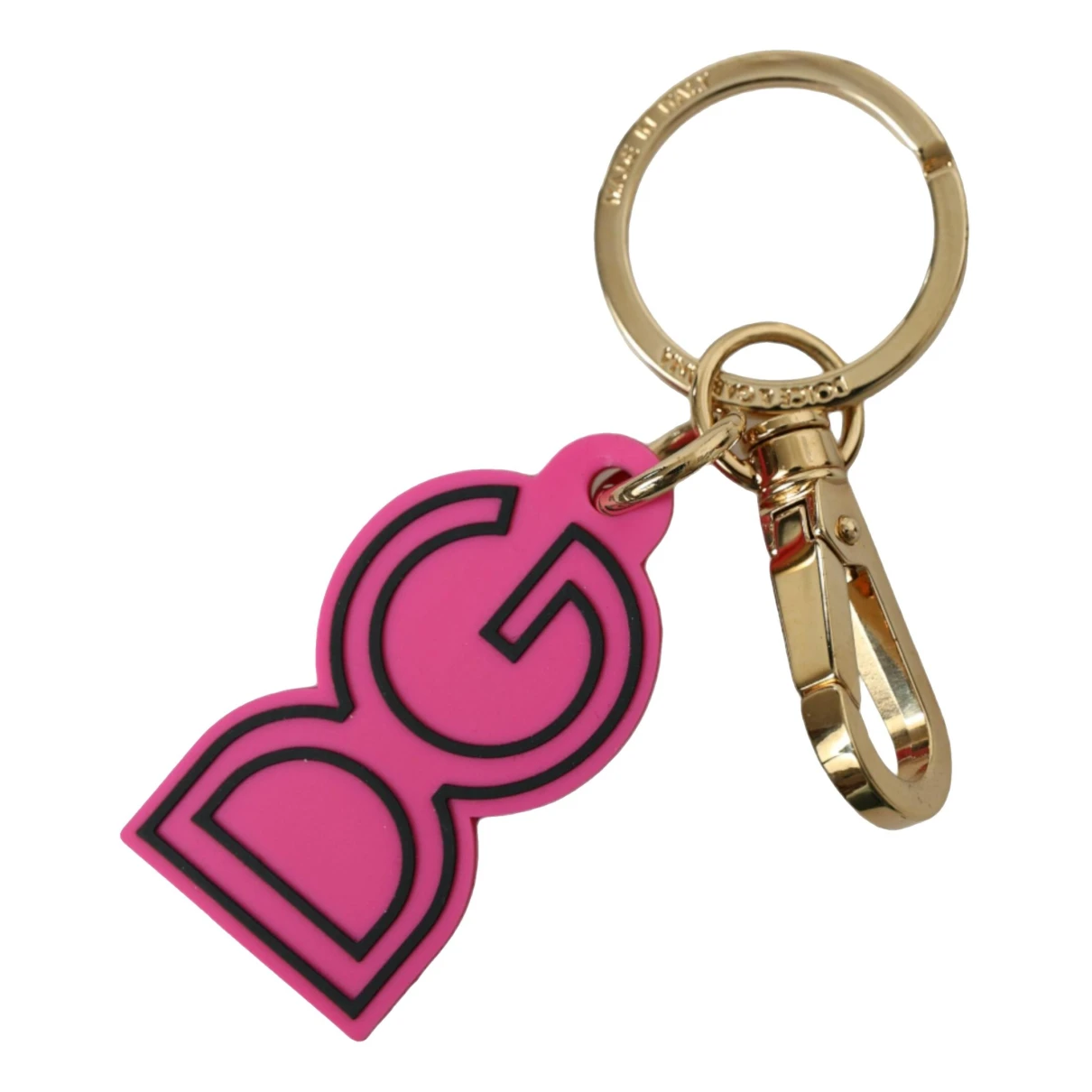 Pre-owned Dolce & Gabbana Key Ring In Pink