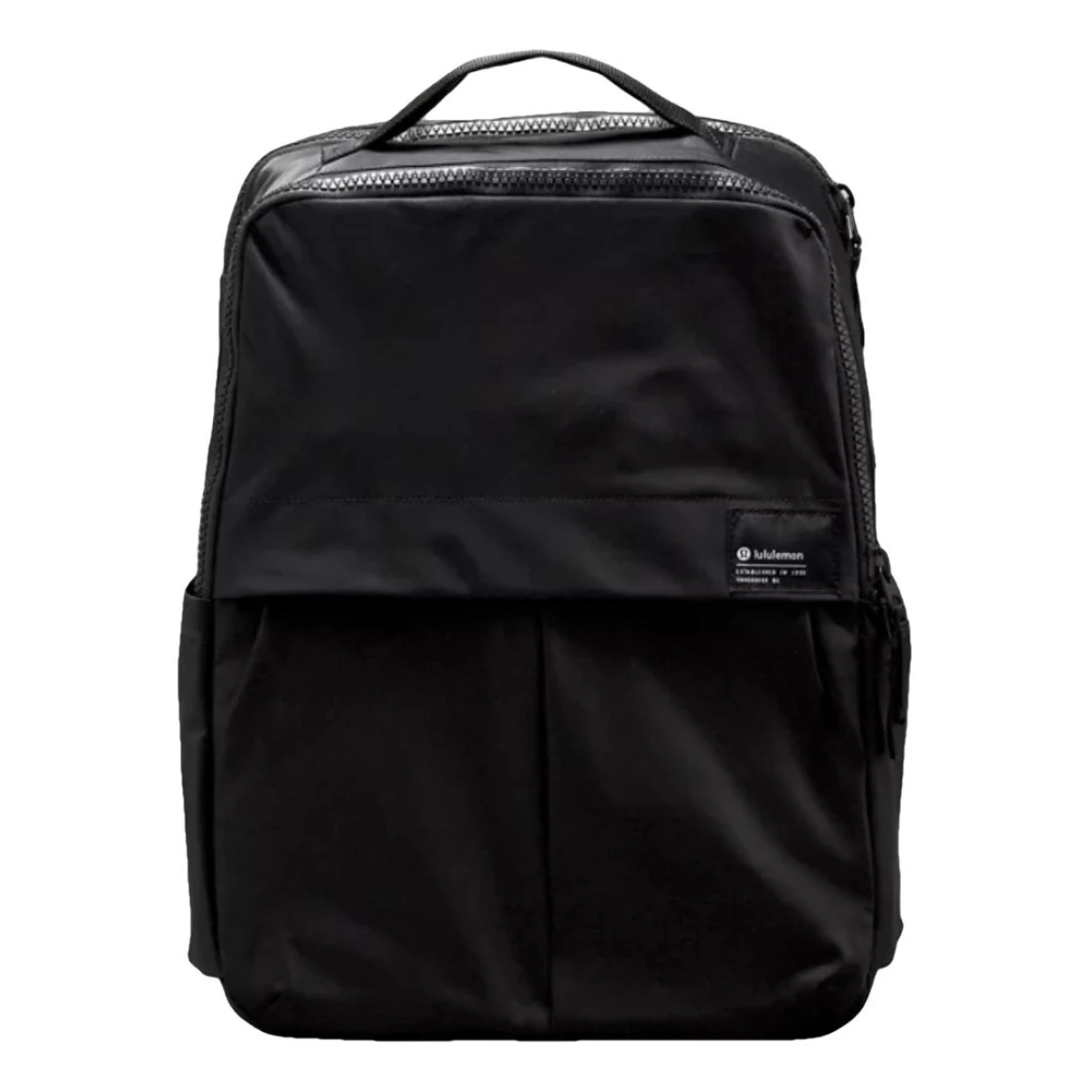Pre-owned Lululemon Cloth Backpack In Black