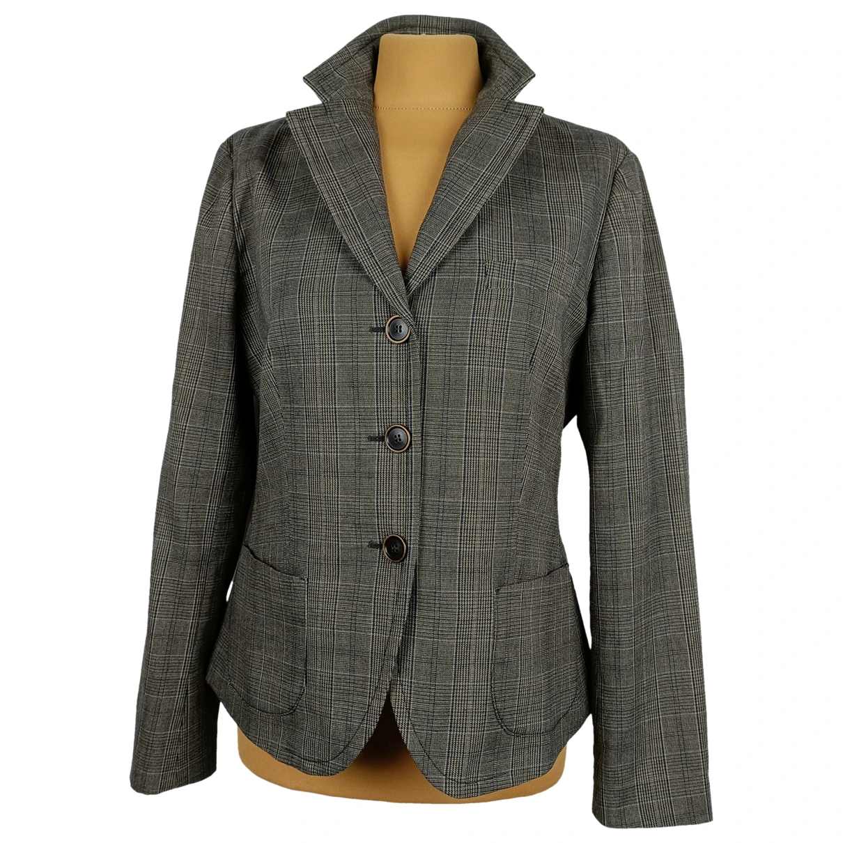 Pre-owned Max Mara Wool Blazer In Grey