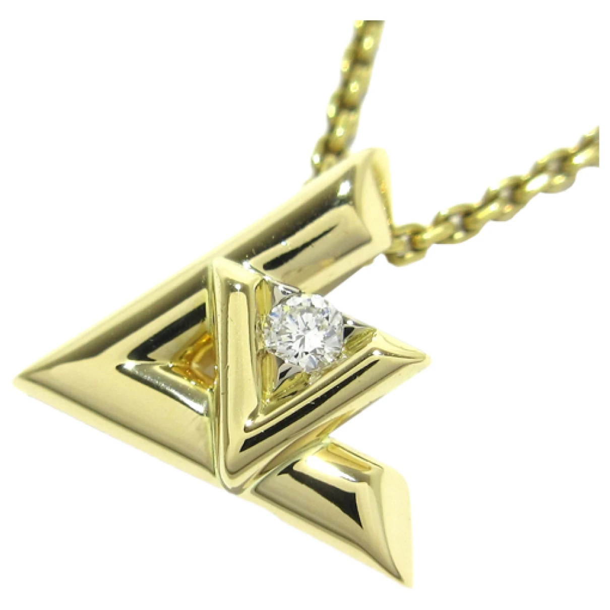 Pre-owned Louis Vuitton Yellow Gold Necklace