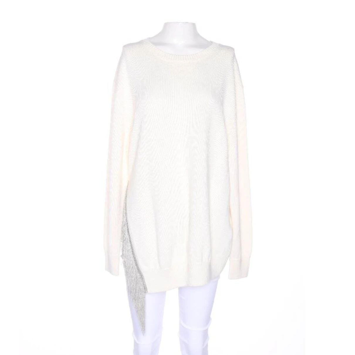Pre-owned Dondup Wool Knitwear In White