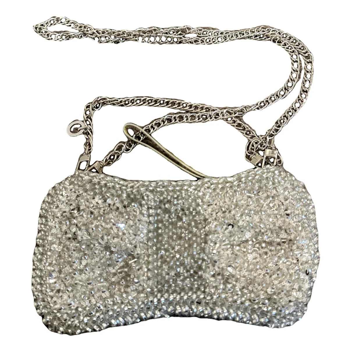 Pre-owned Anteprima Clutch Bag In Silver