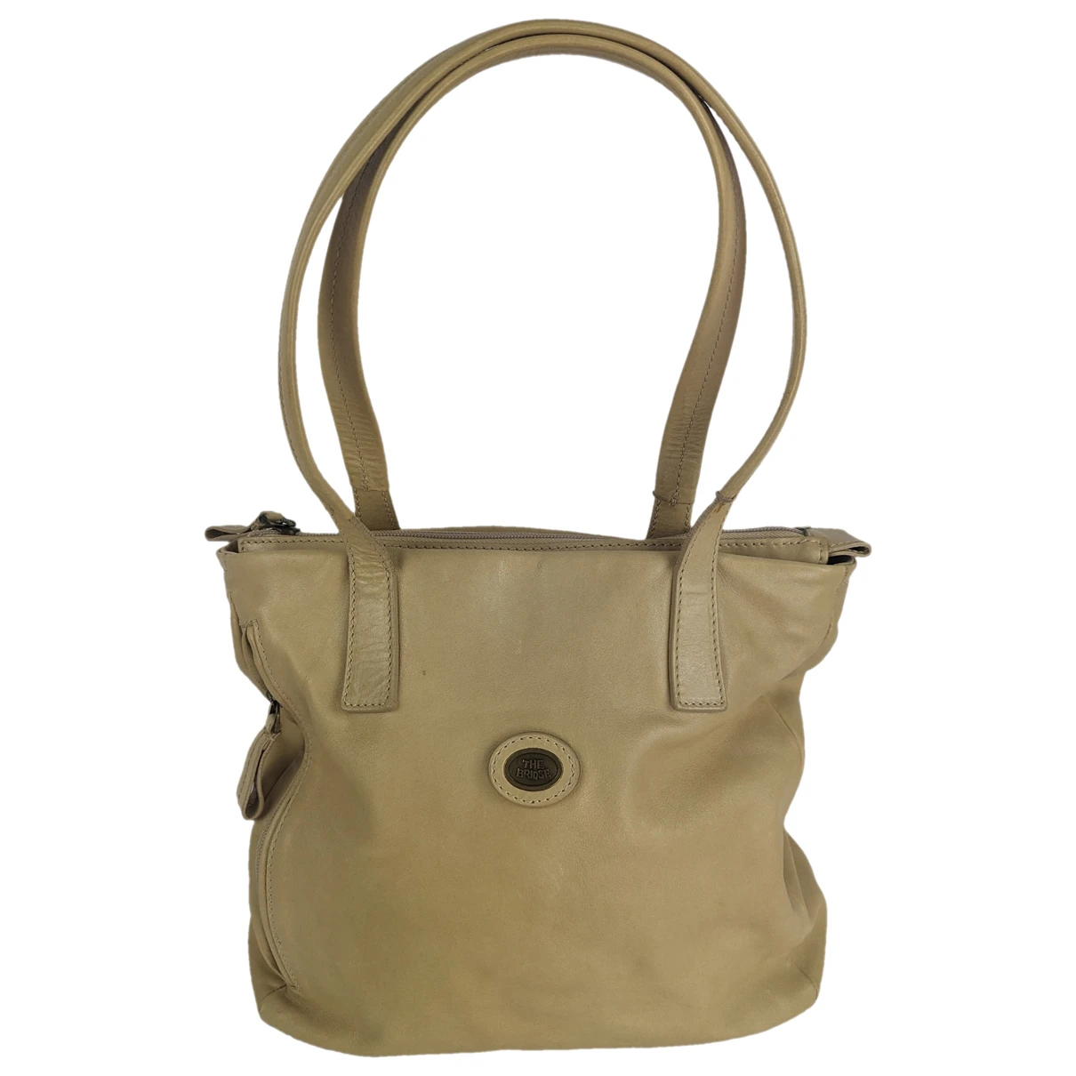 Pre-owned The Bridge Leather Handbag In Yellow