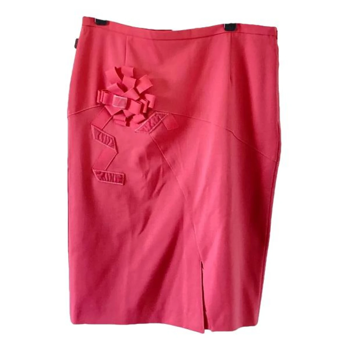 Pre-owned Moschino Mid-length Skirt In Pink