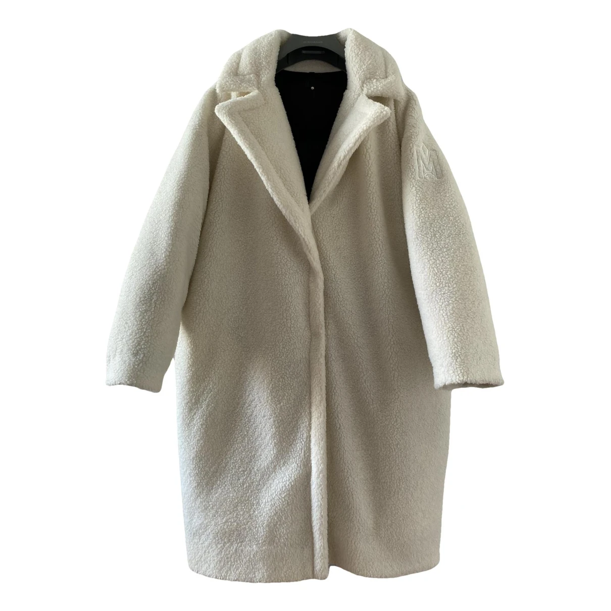 Pre-owned Mackage Faux Fur Coat In White