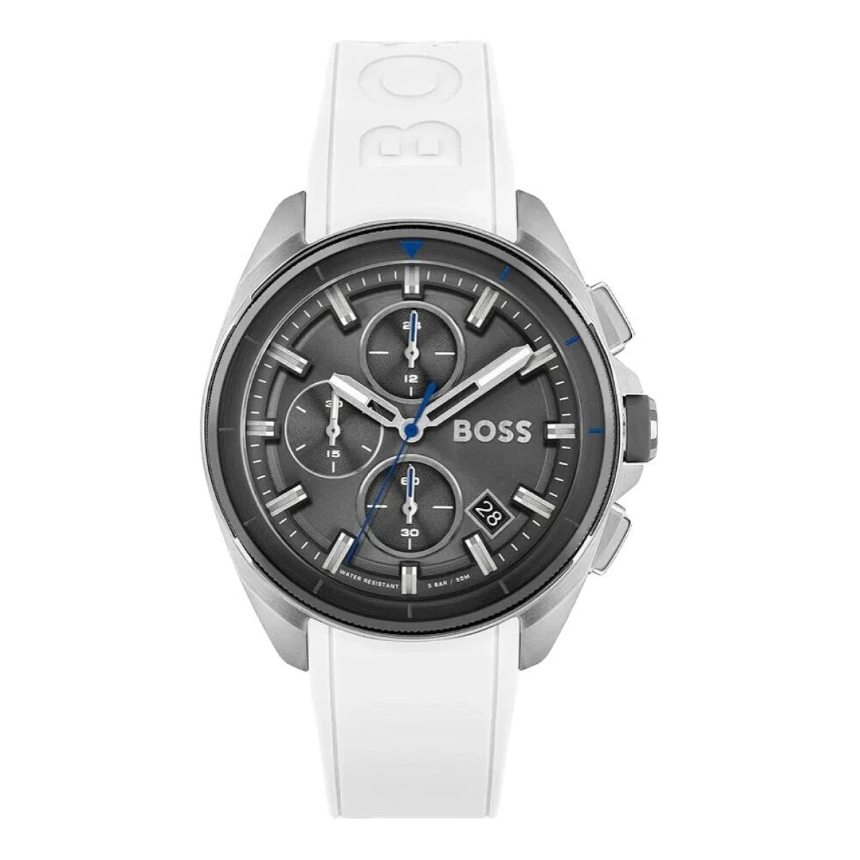 Pre-owned Hugo Boss Watch In White