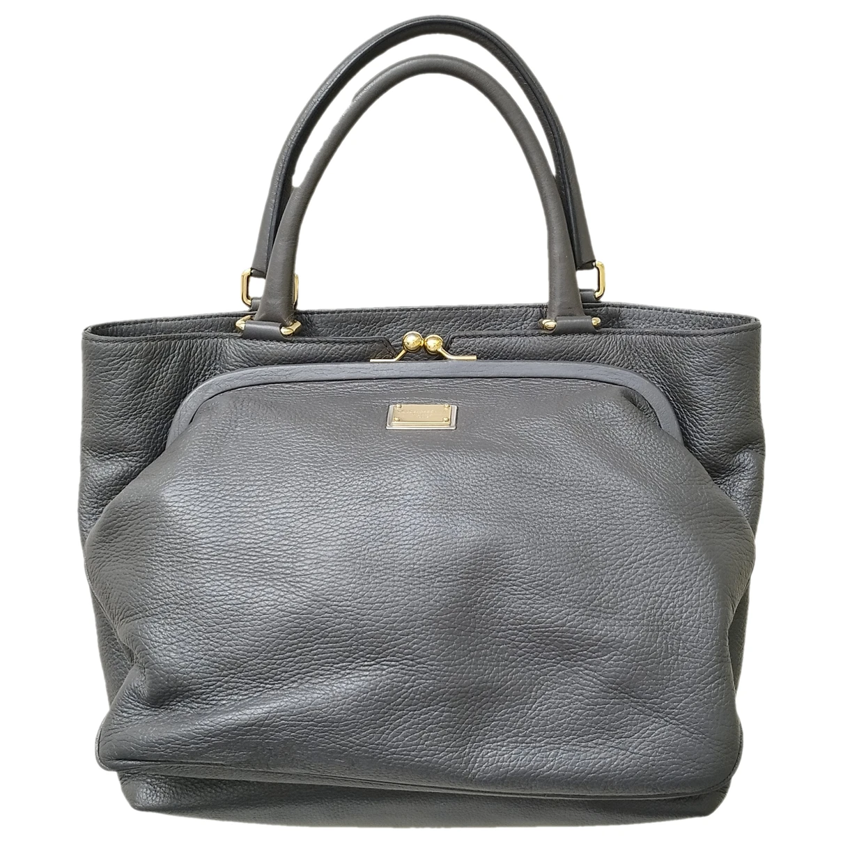 Pre-owned Dolce & Gabbana Leather Tote In Brown