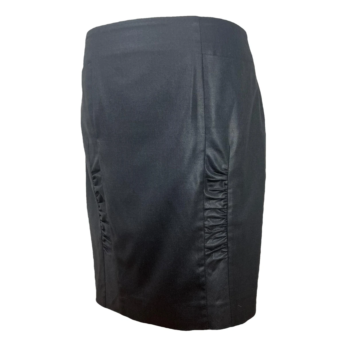 Pre-owned Chloé Wool Mid-length Skirt In Anthracite