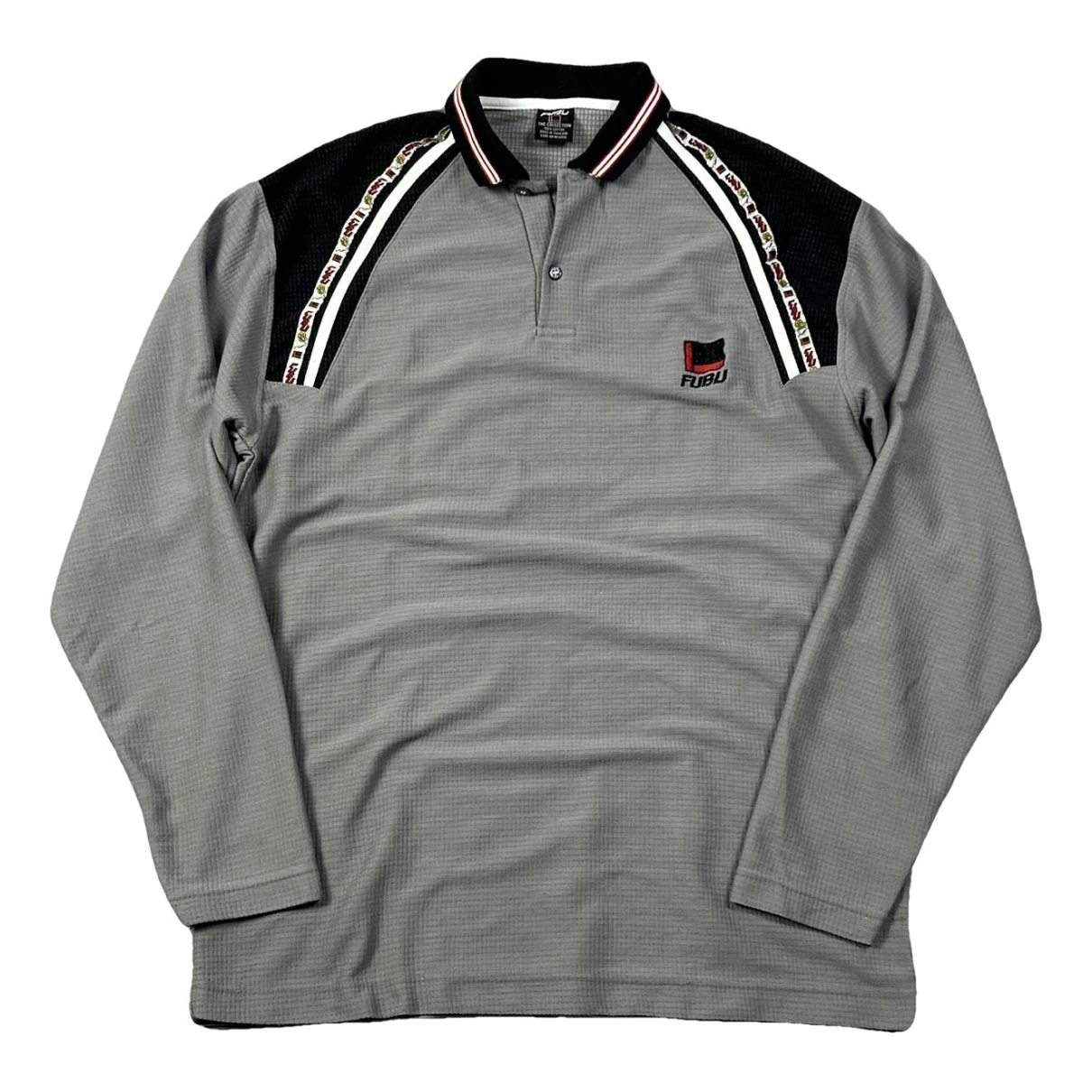 Pre-owned Fubu Sweatshirt In Grey