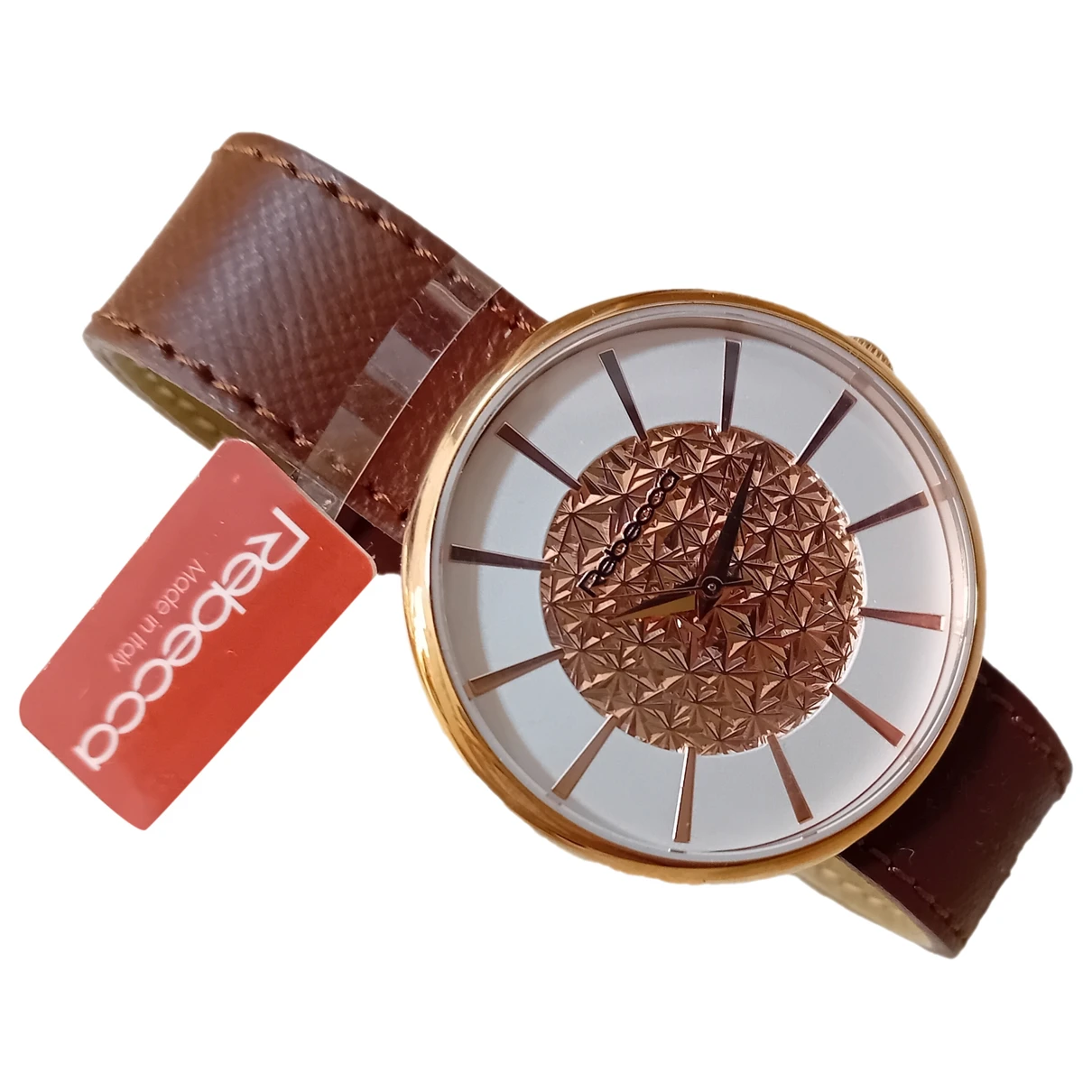 Pre-owned Rebecca Watch In Brown