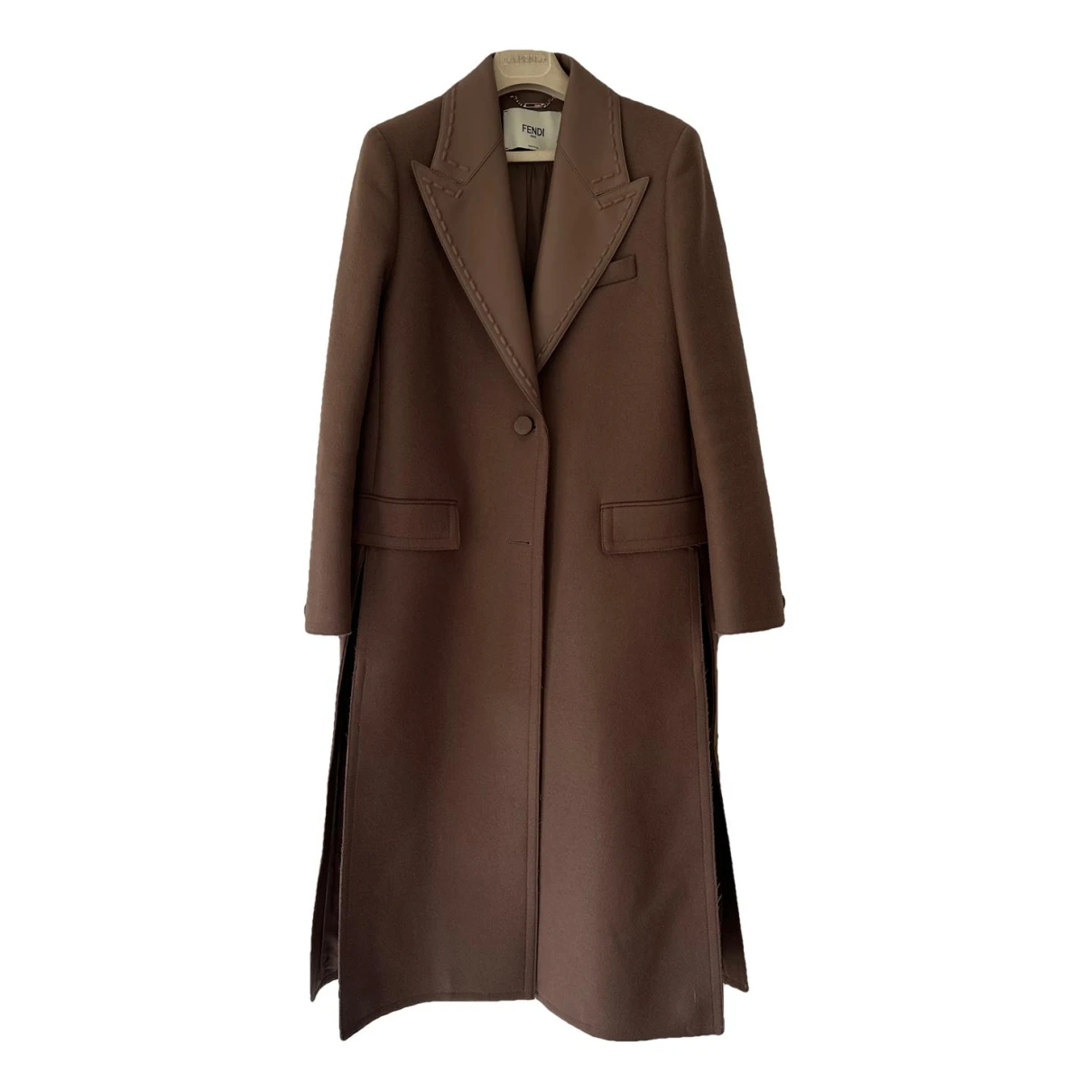 Pre-owned Fendi Wool Coat In Other