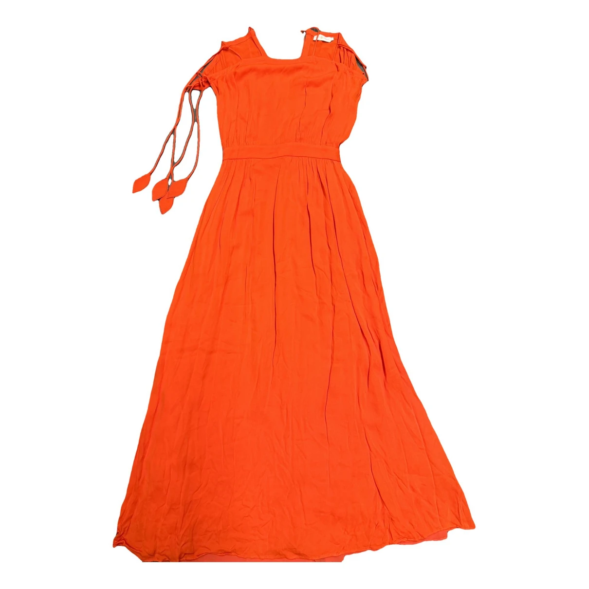 Pre-owned Tory Burch Maxi Dress In Orange