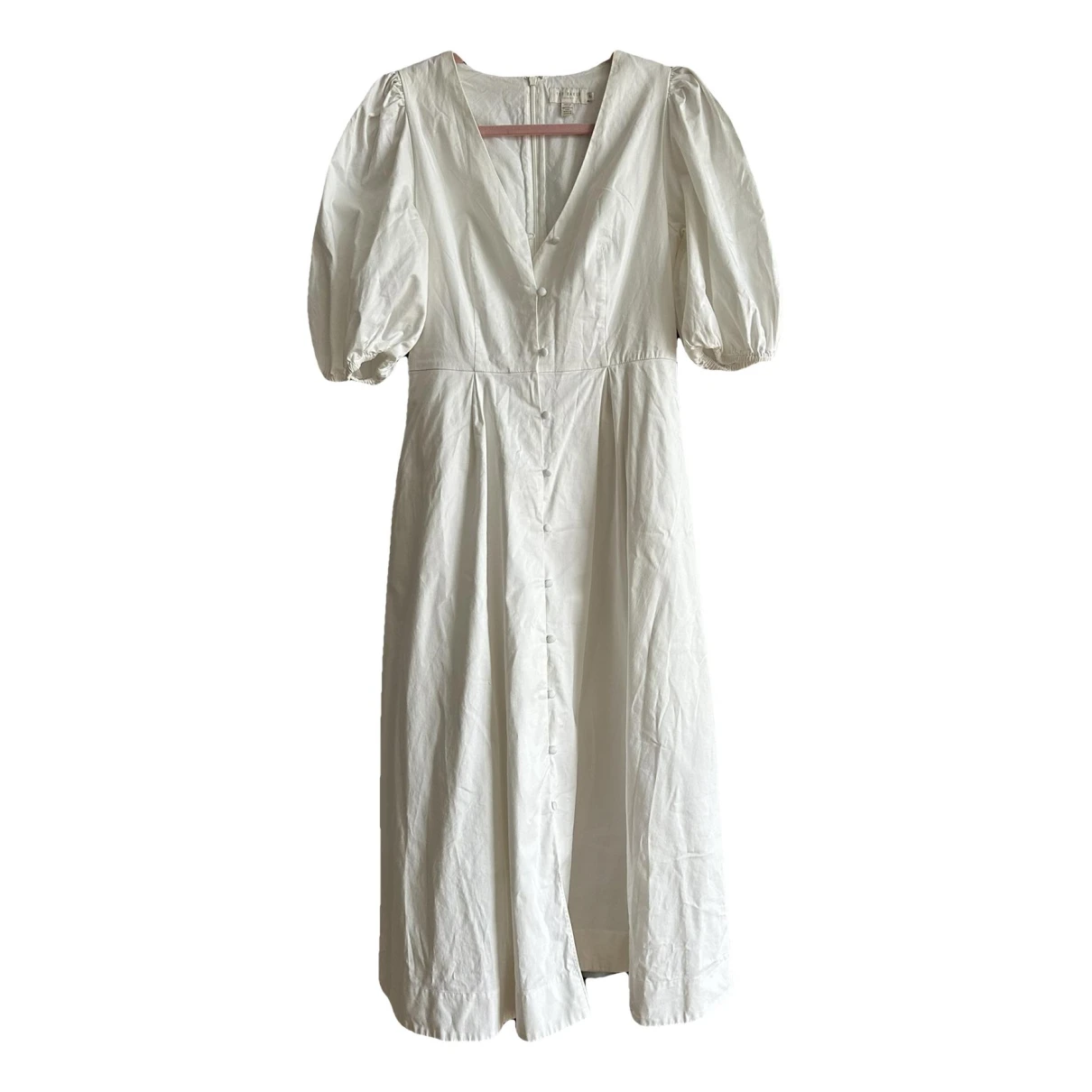 Pre-owned Ted Baker Maxi Dress In White