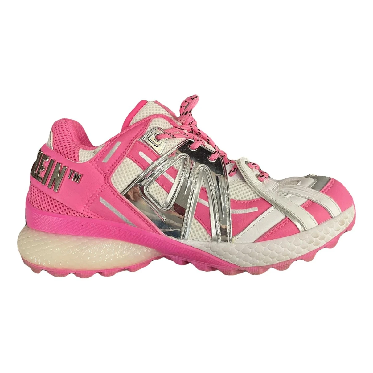 Pre-owned Philipp Plein Trainers In Pink