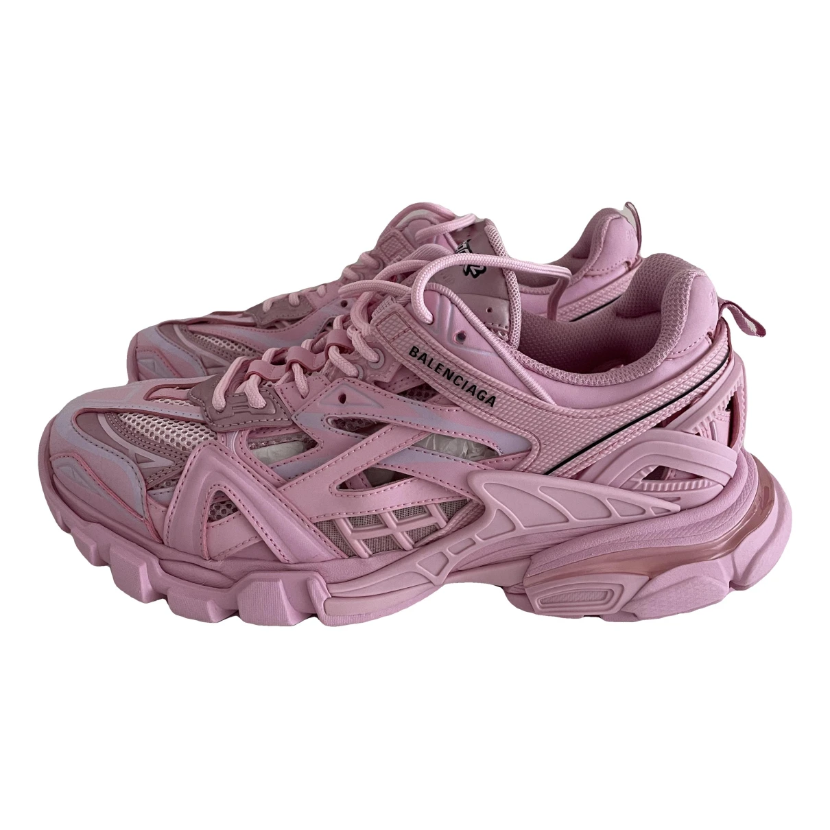 Pre-owned Balenciaga Track Trainers In Pink