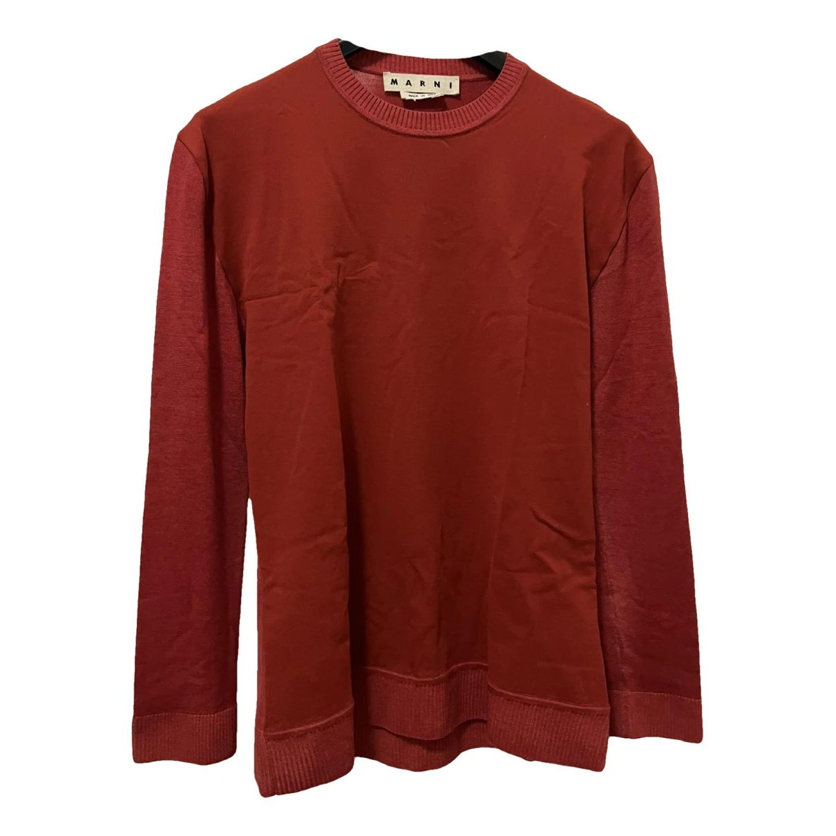 Pre-owned Marni Wool Pull In Red