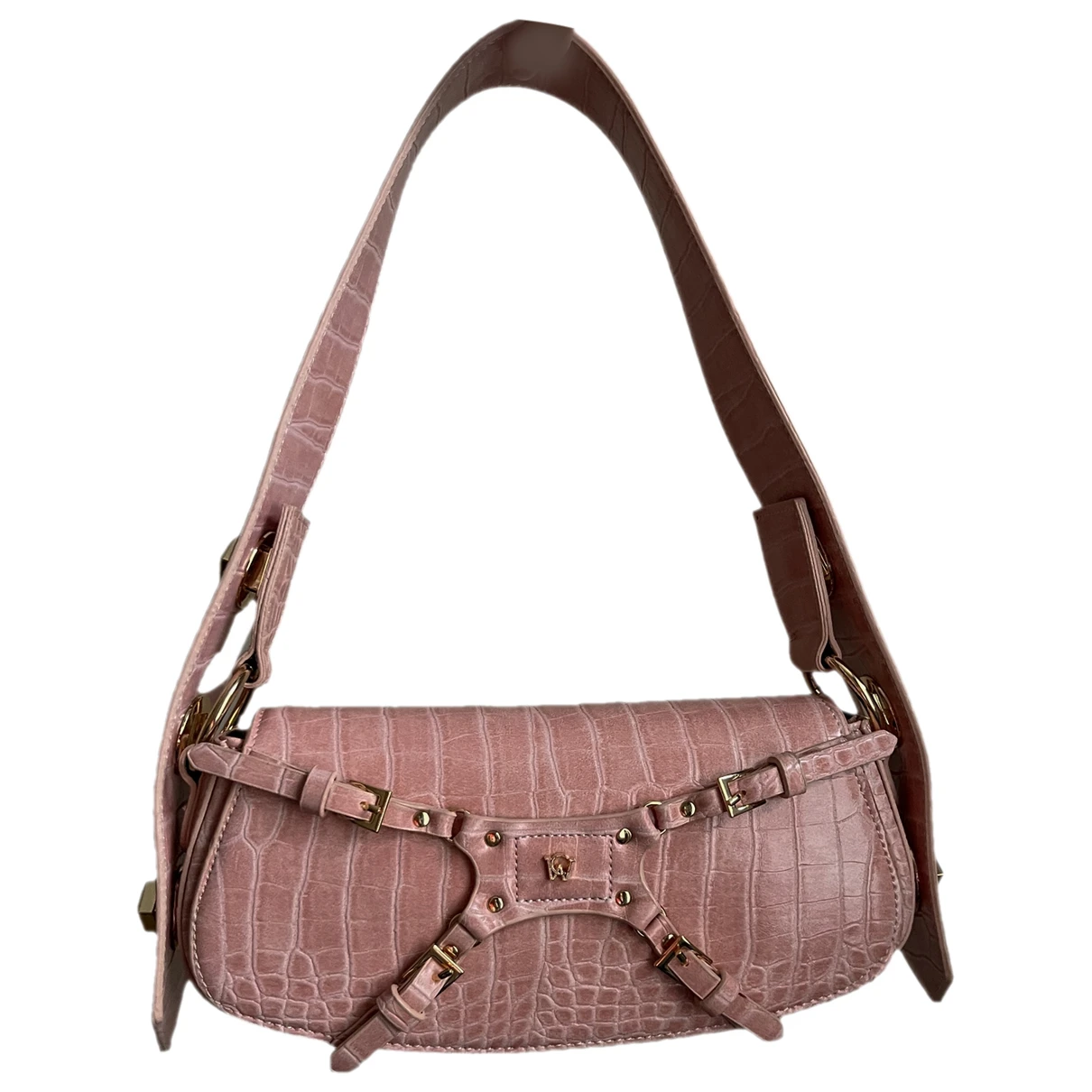 Pre-owned Mans Leather Purse In Pink