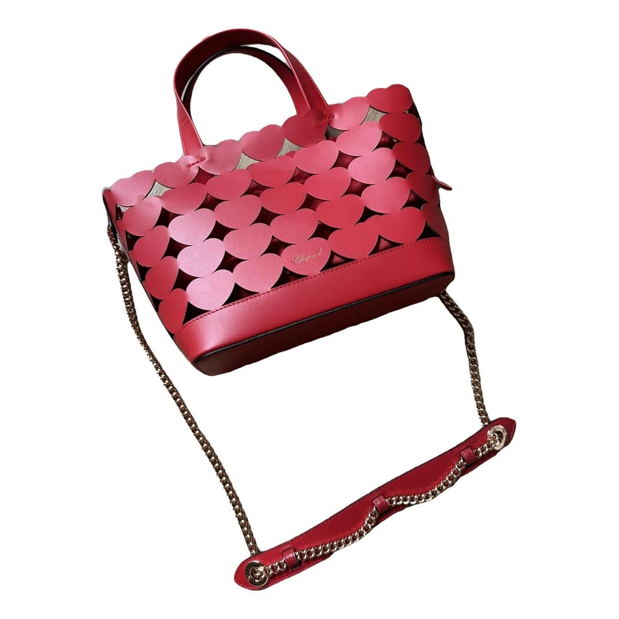 Pre-owned Chopard Leather Handbag In Red