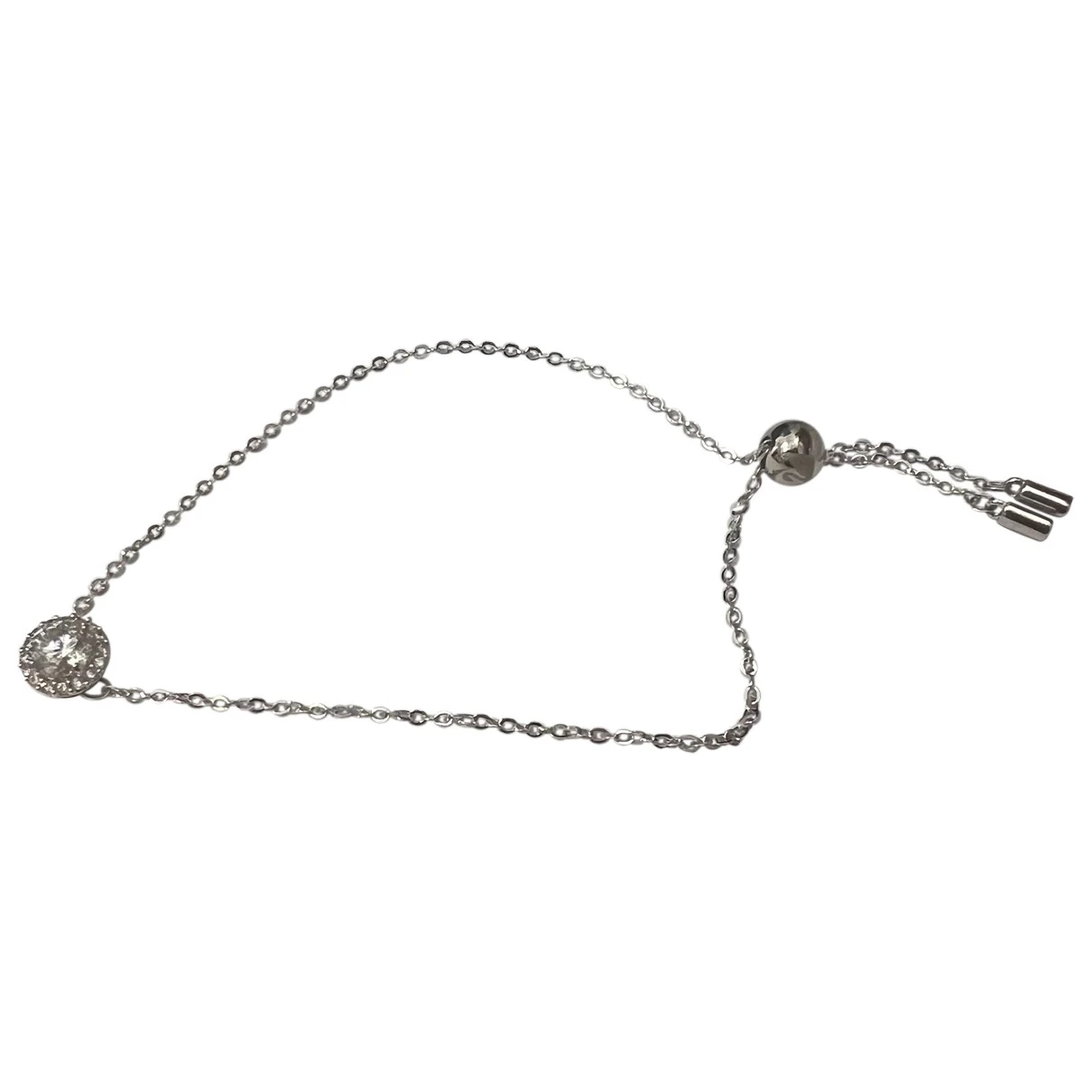 Pre-owned Swarovski Bracelet In Silver