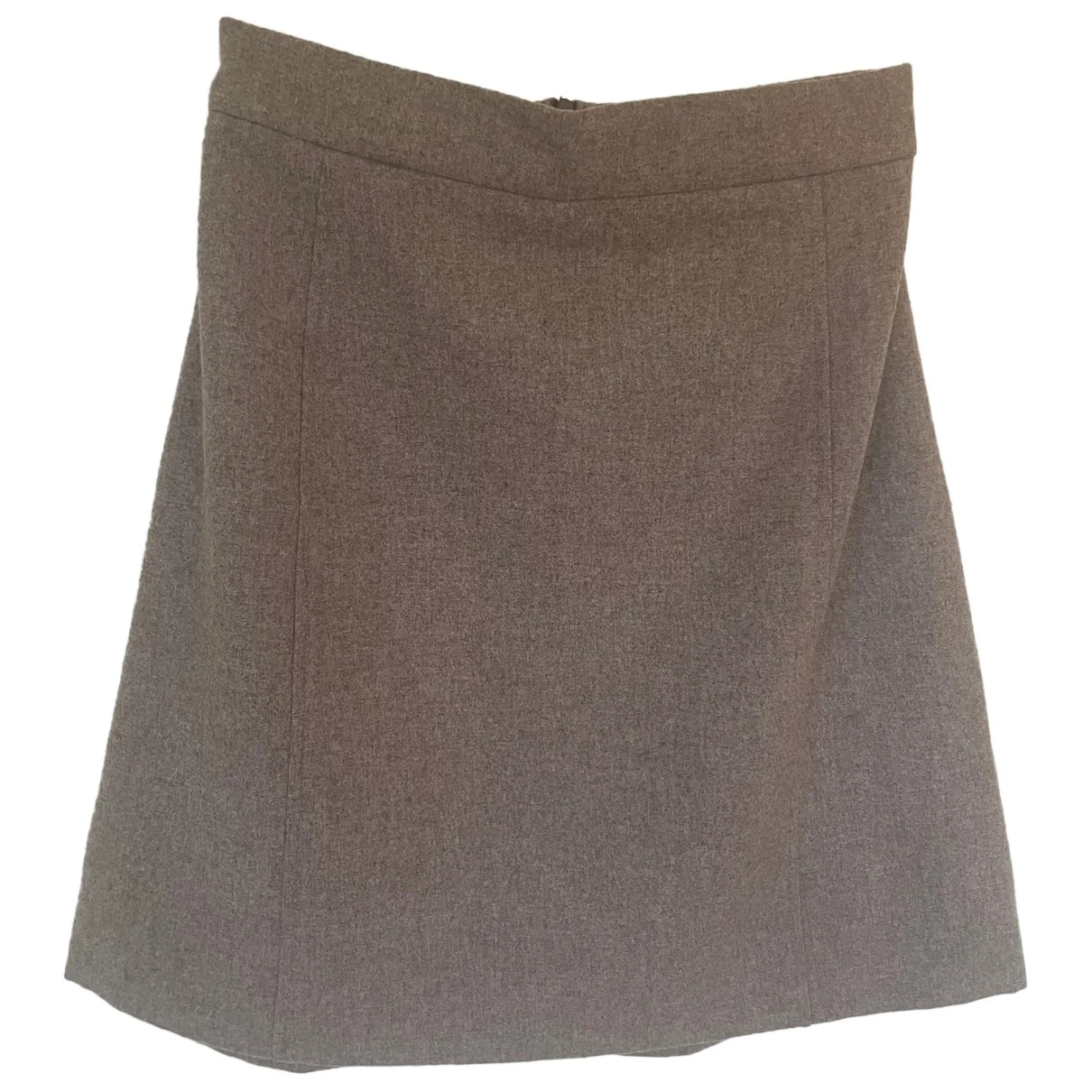 Pre-owned 12 Storeez Wool Skirt In Grey