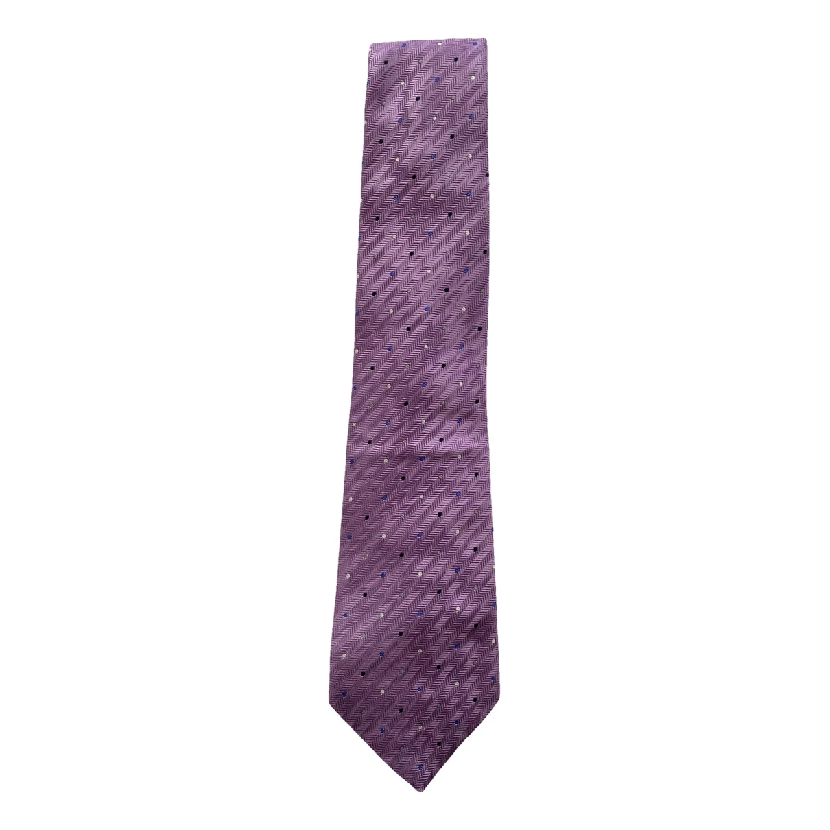 Pre-owned Turnbull & Asser Silk Tie In Purple
