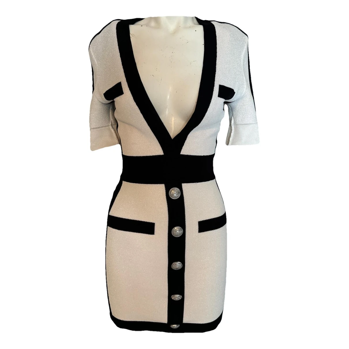 Pre-owned Balmain Mini Dress In Other