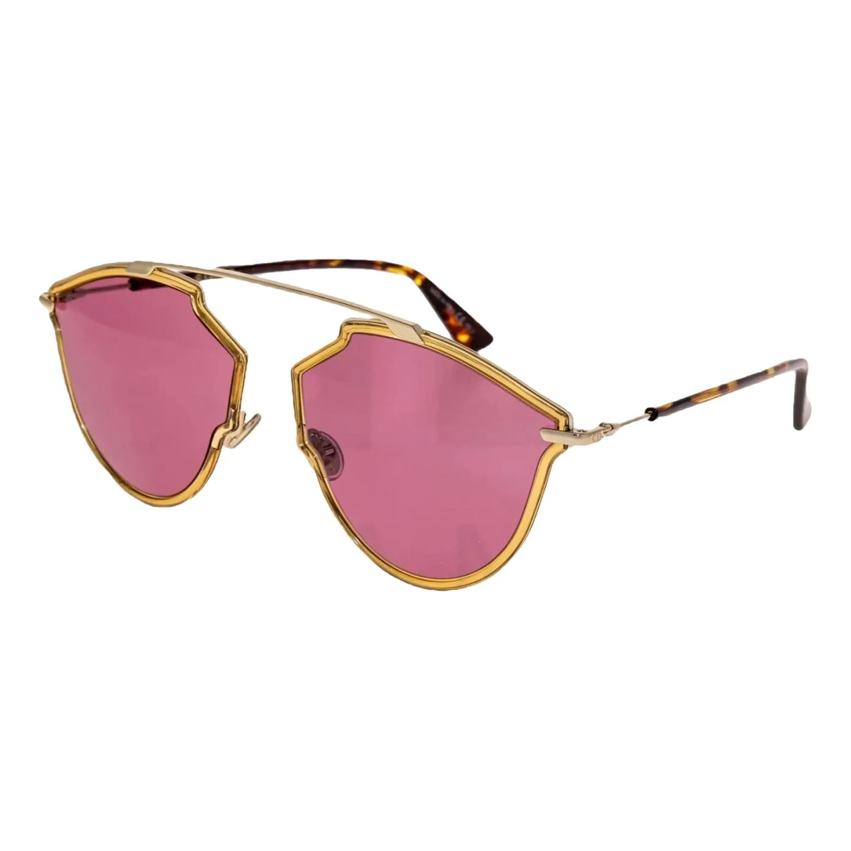 Pre-owned Dior So Real Oversized Sunglasses In Pink