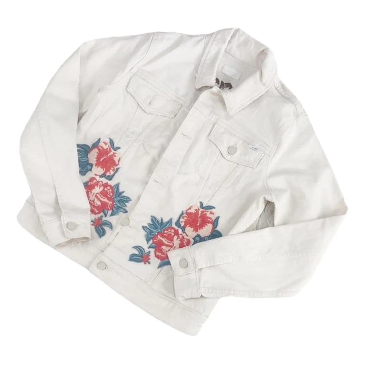 Pre-owned Mother Mjacket In White