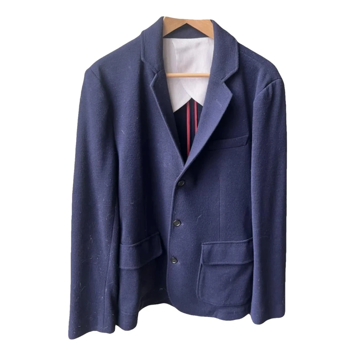 Pre-owned Brooks Brothers Wool Jacket In Blue