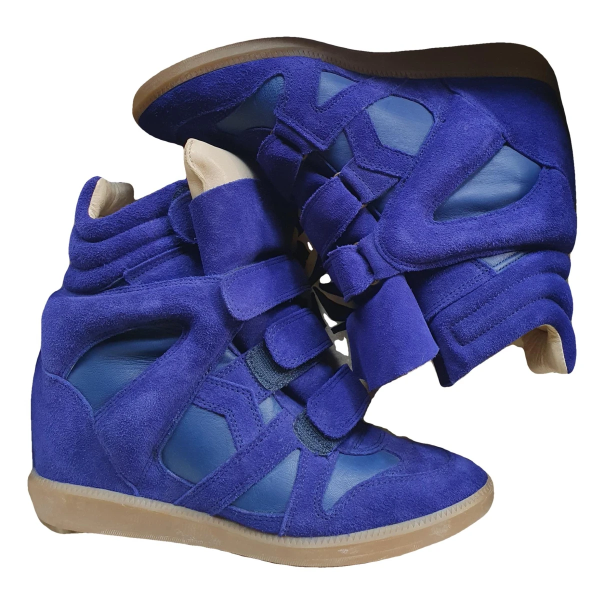 Pre-owned Isabel Marant Beckett Trainers In Blue