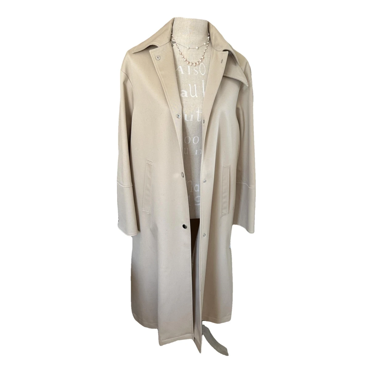 Pre-owned Roseanna Trench Coat In Beige