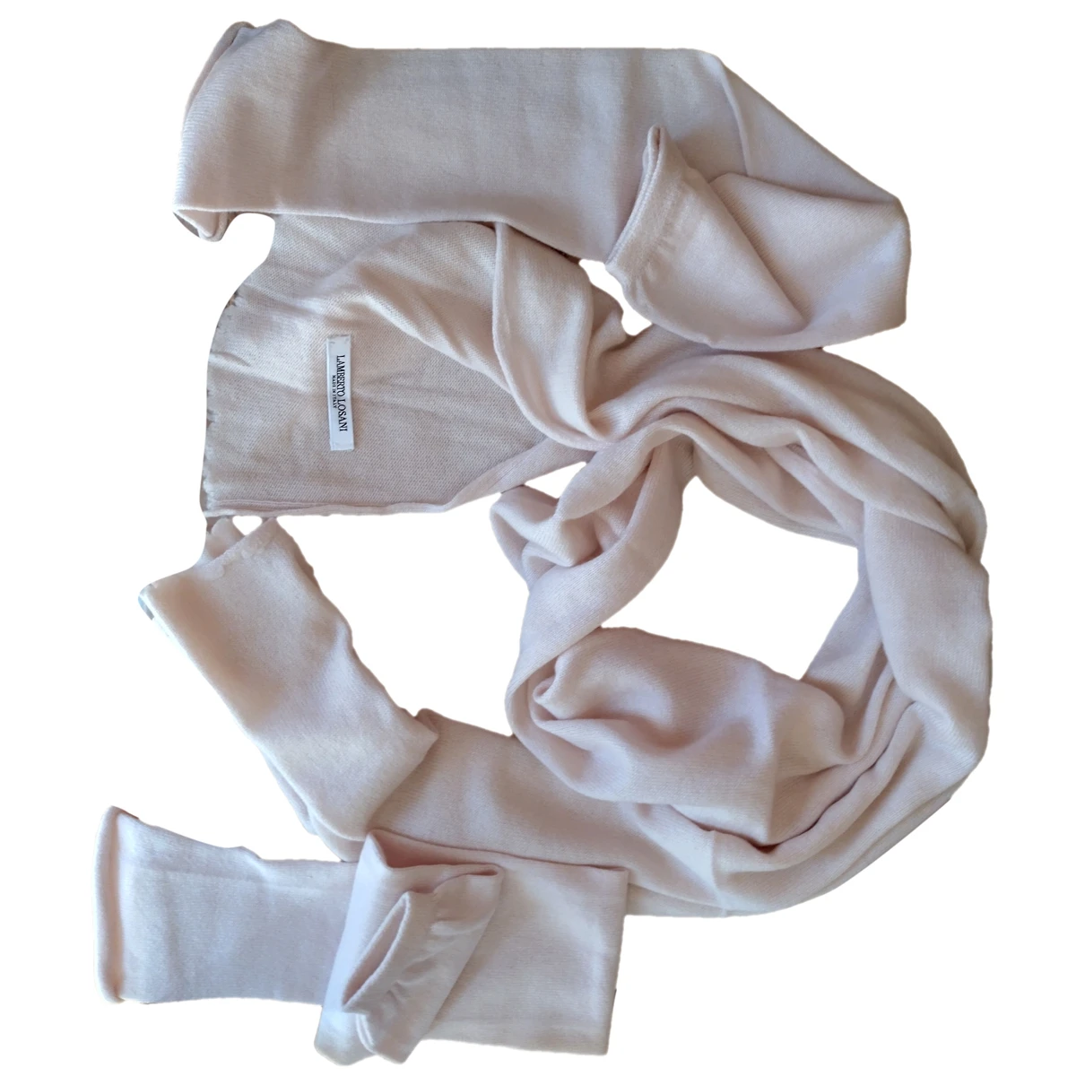 Pre-owned Lamberto Losani Cashmere Scarf In Pink
