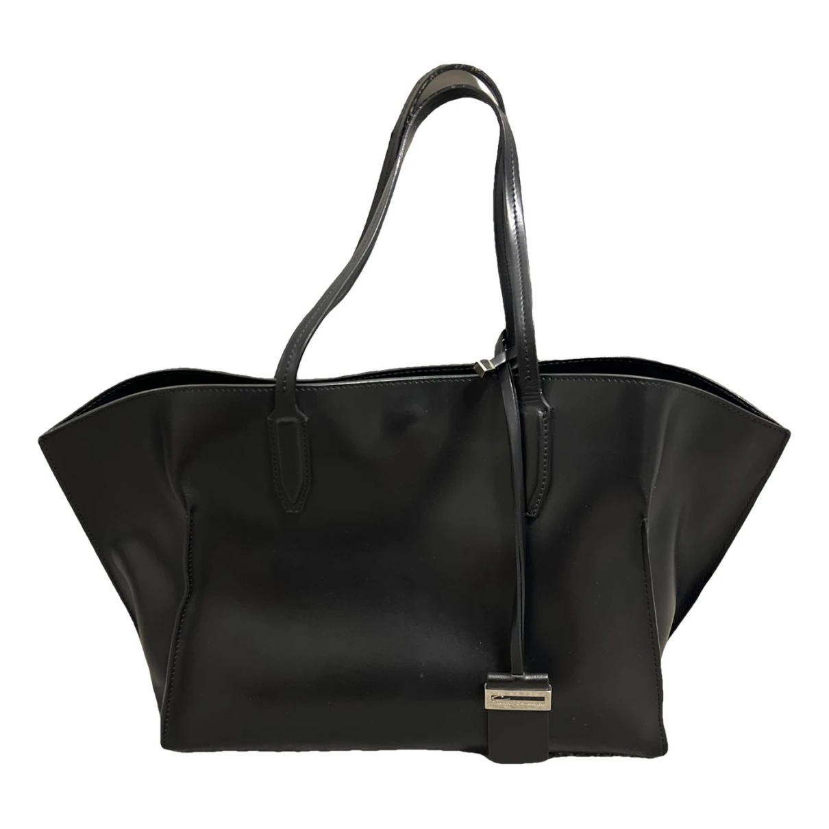 Pre-owned Gianni Chiarini Leather Handbag In Black