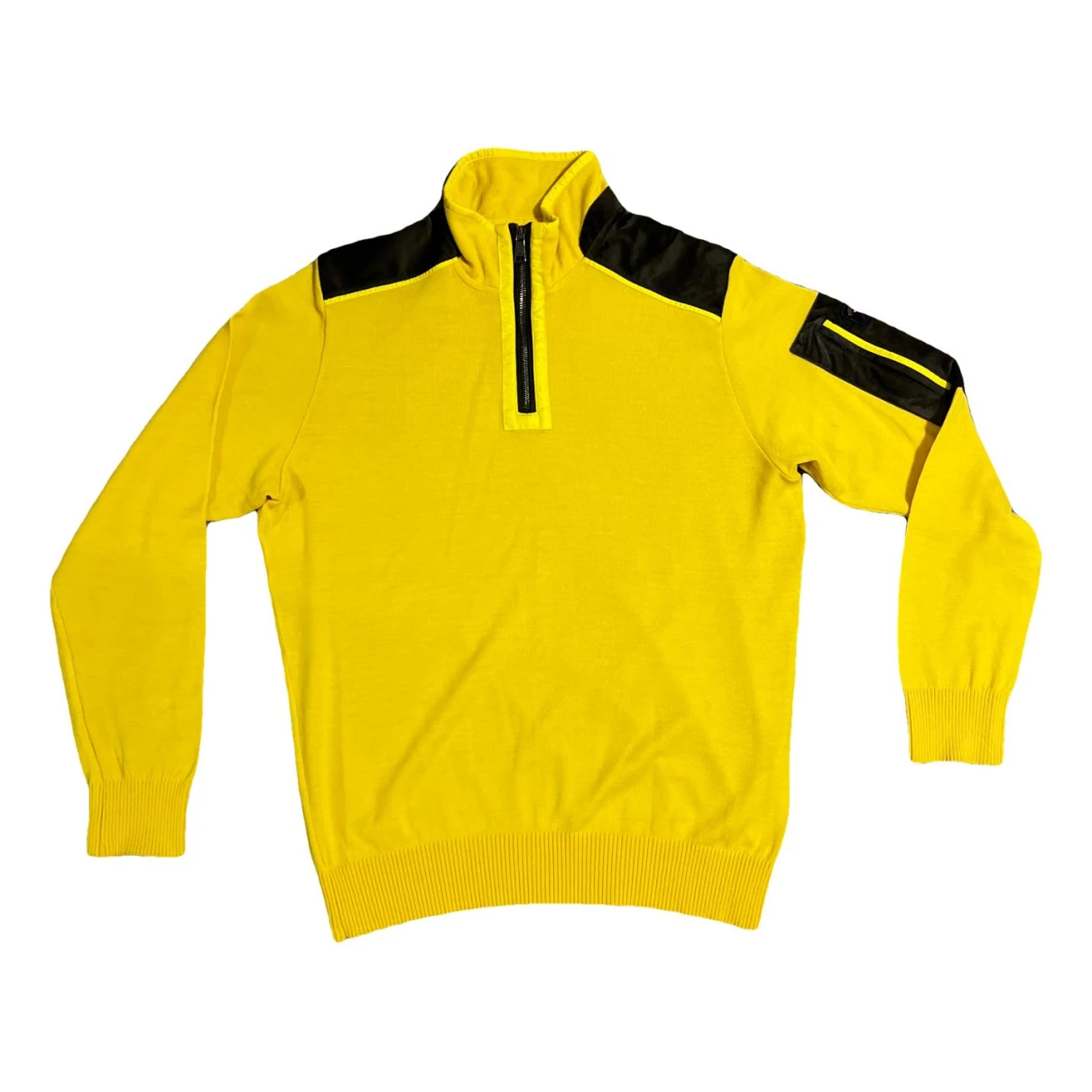 Pre-owned Paul & Shark Wool Sweatshirt In Yellow