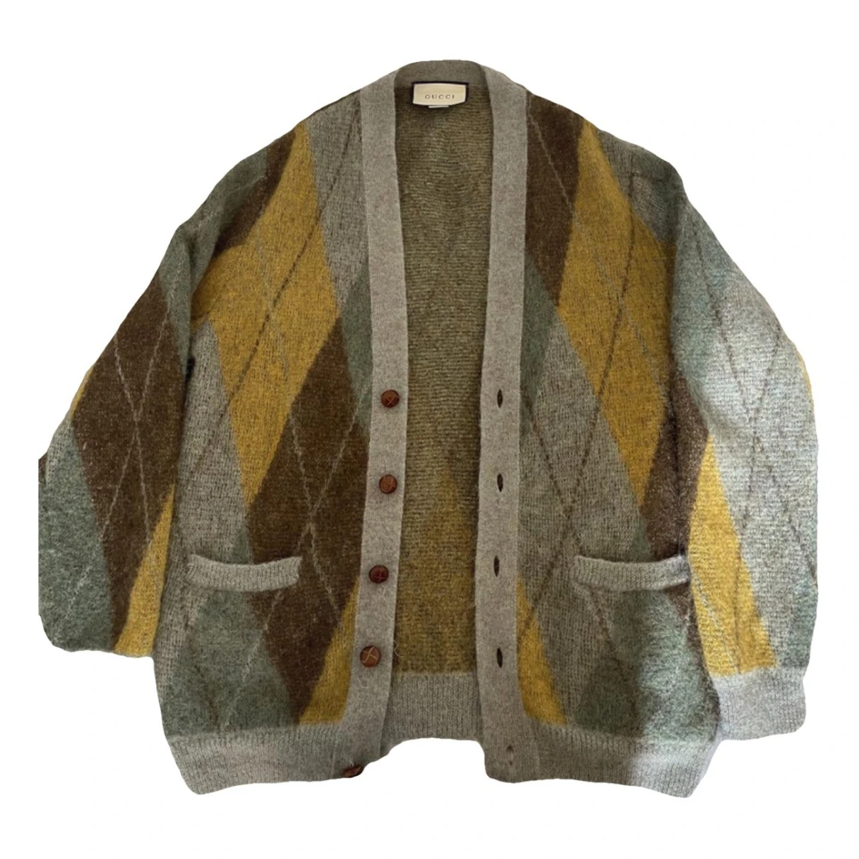 Pre-owned Gucci Wool Vest In Brown