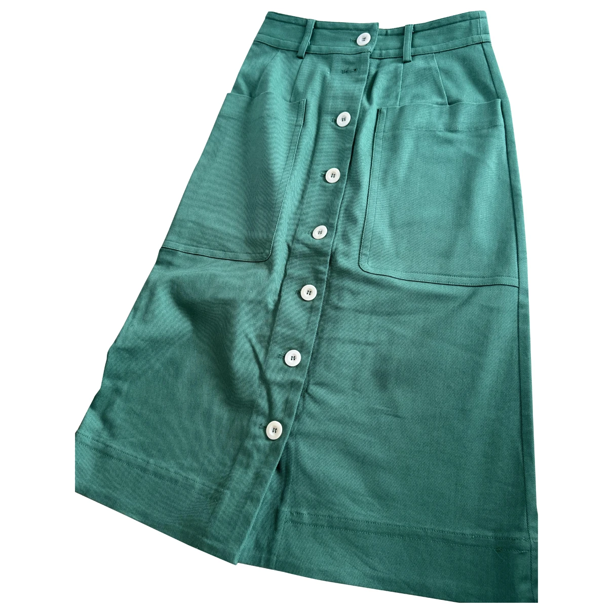Pre-owned Sea New York Mid-length Skirt In Green