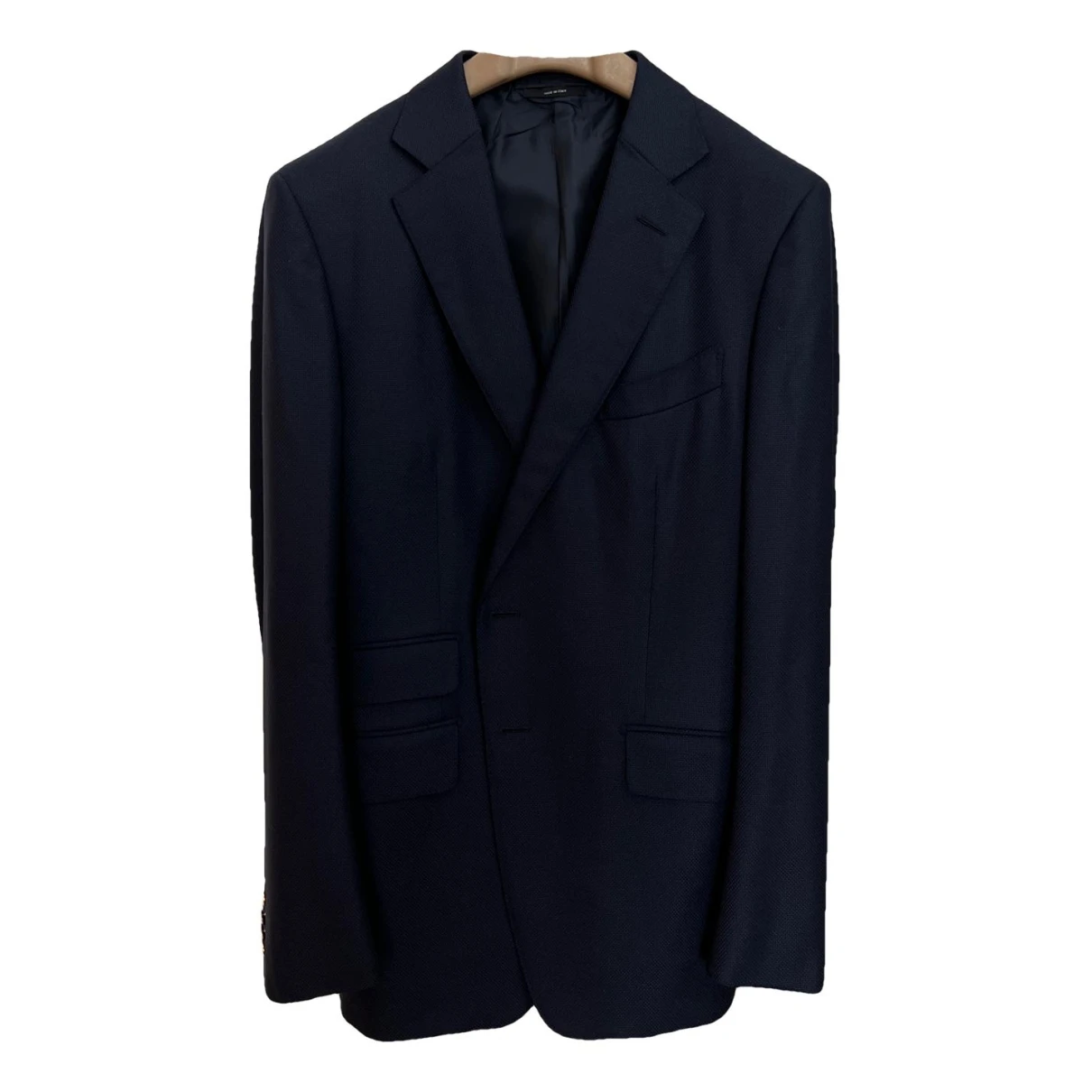 Pre-owned Tom Ford Wool Suit In Blue