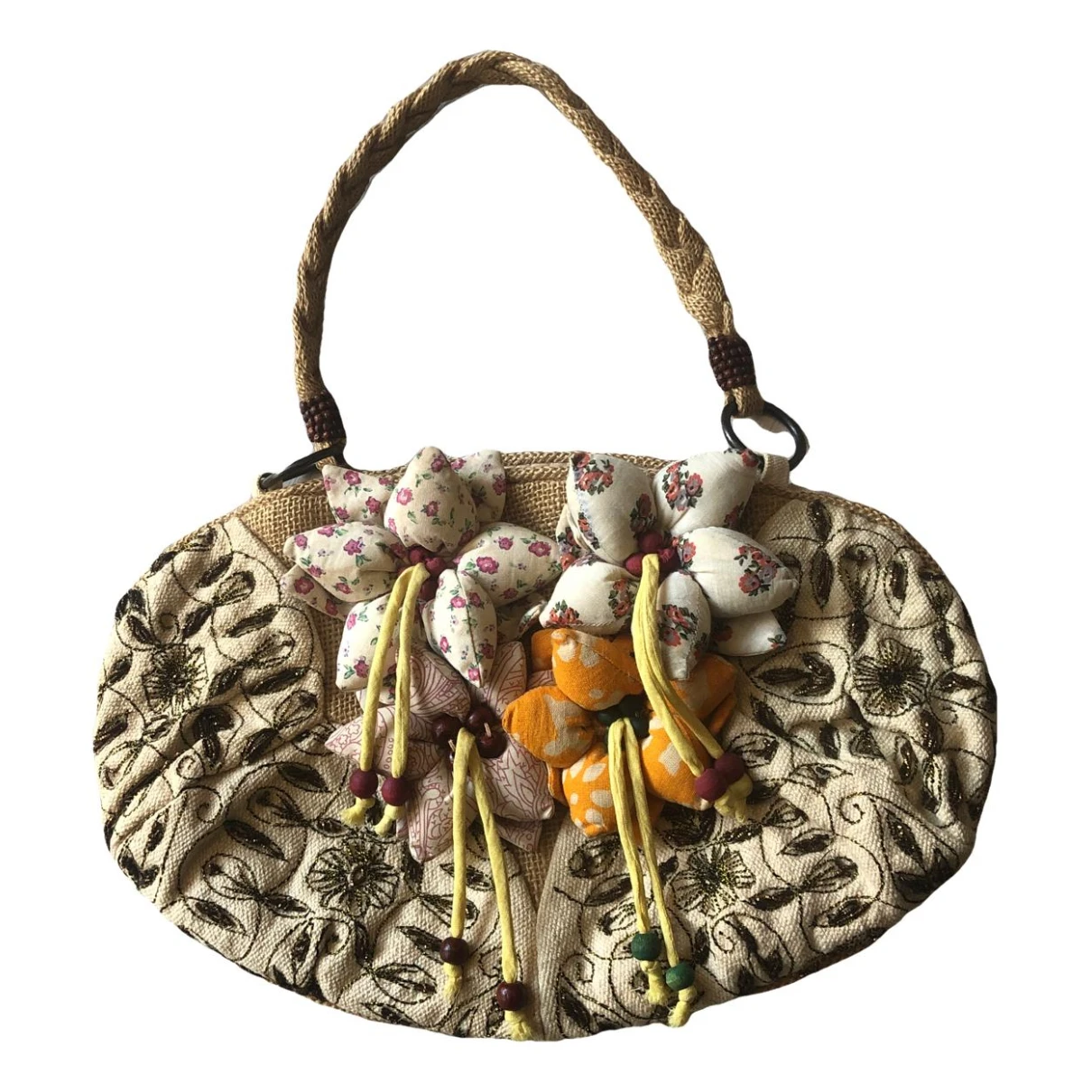 Pre-owned Antik Batik Handbag In Brown