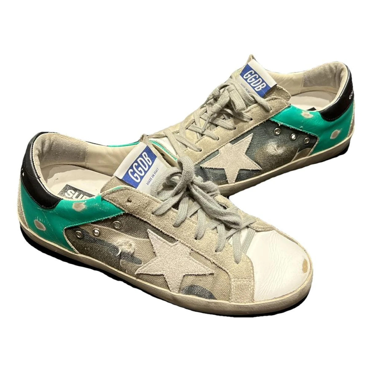 Pre-owned Golden Goose Leather Lace Ups In Multicolour