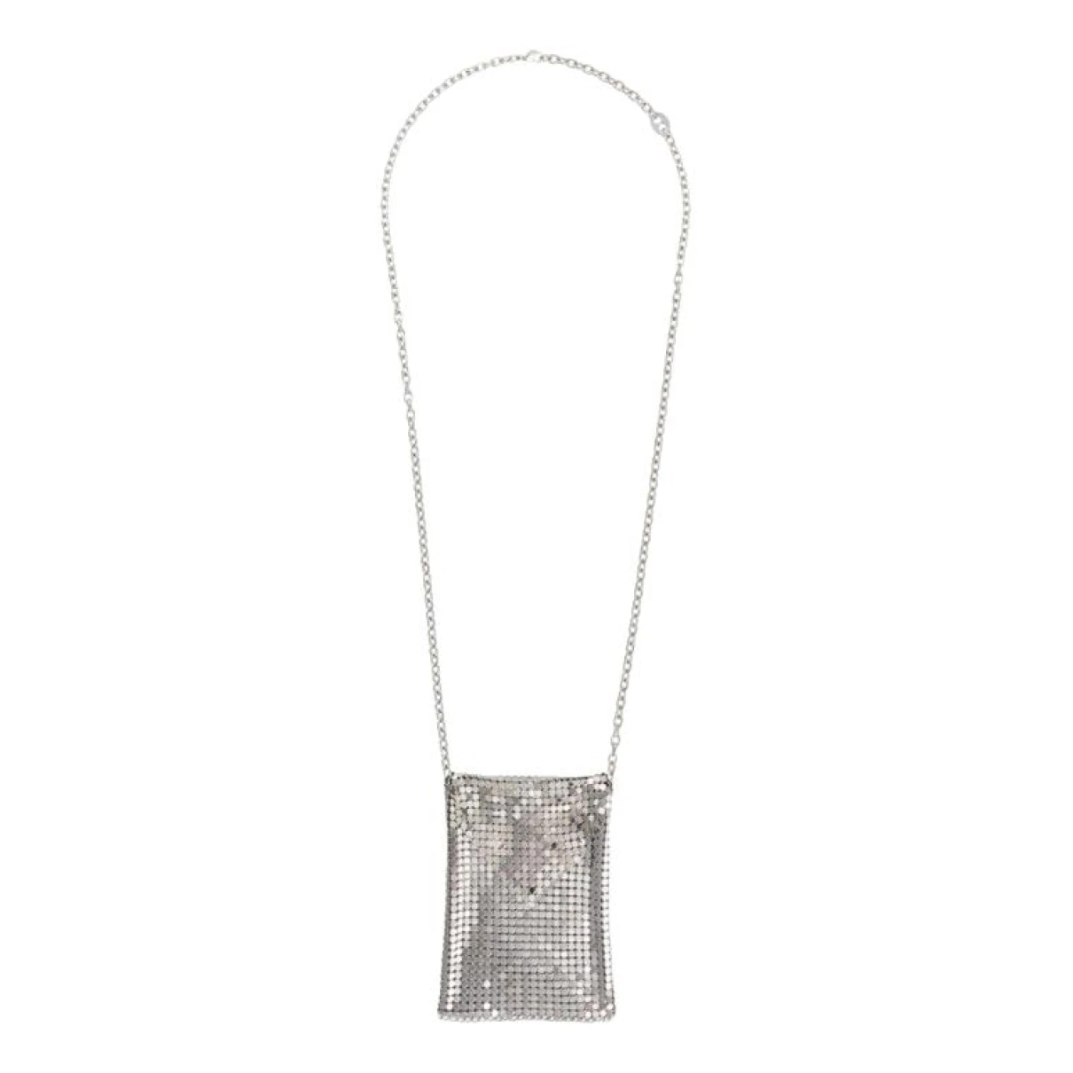 Pre-owned Rabanne Necklace In Silver