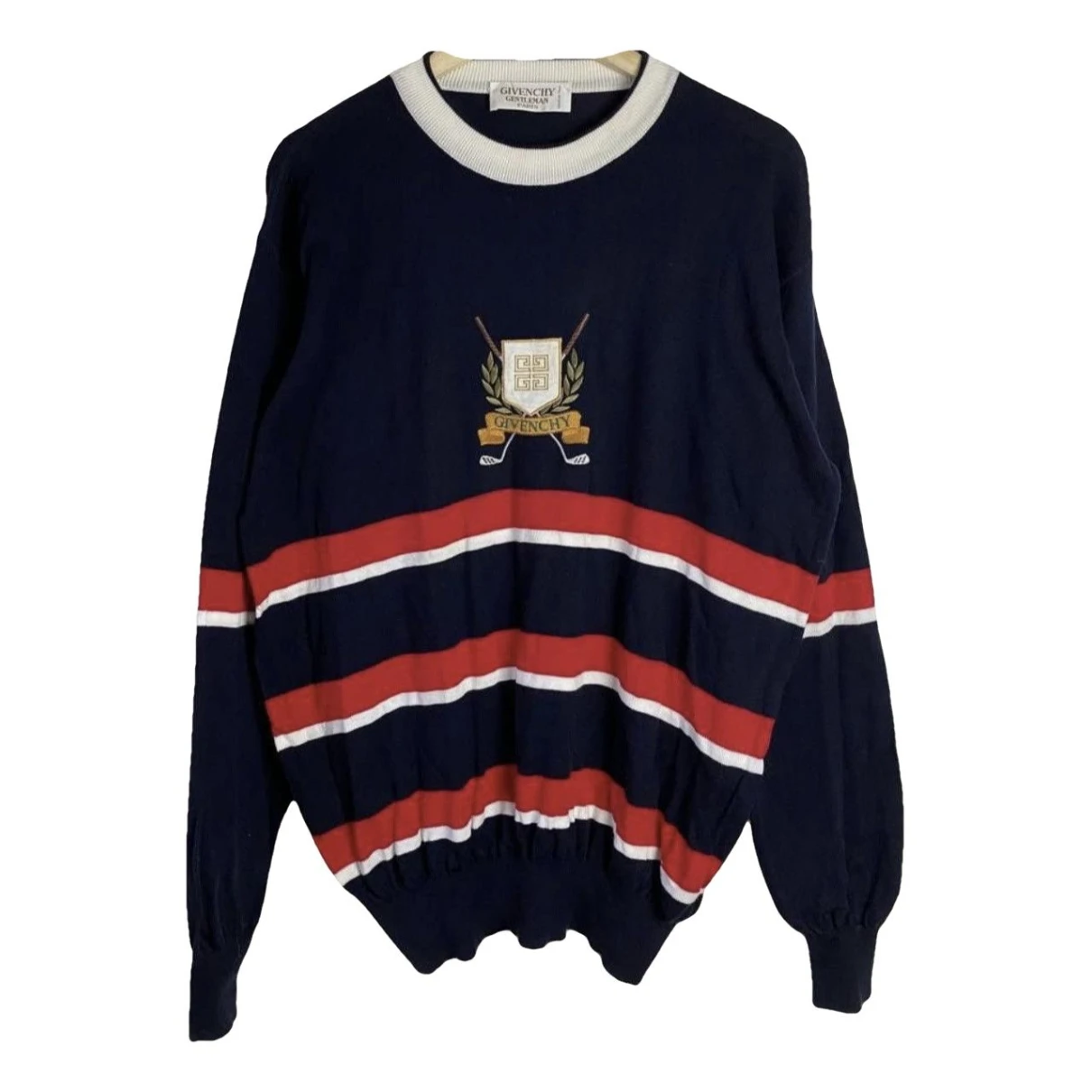 Pre-owned Givenchy Pull In Navy